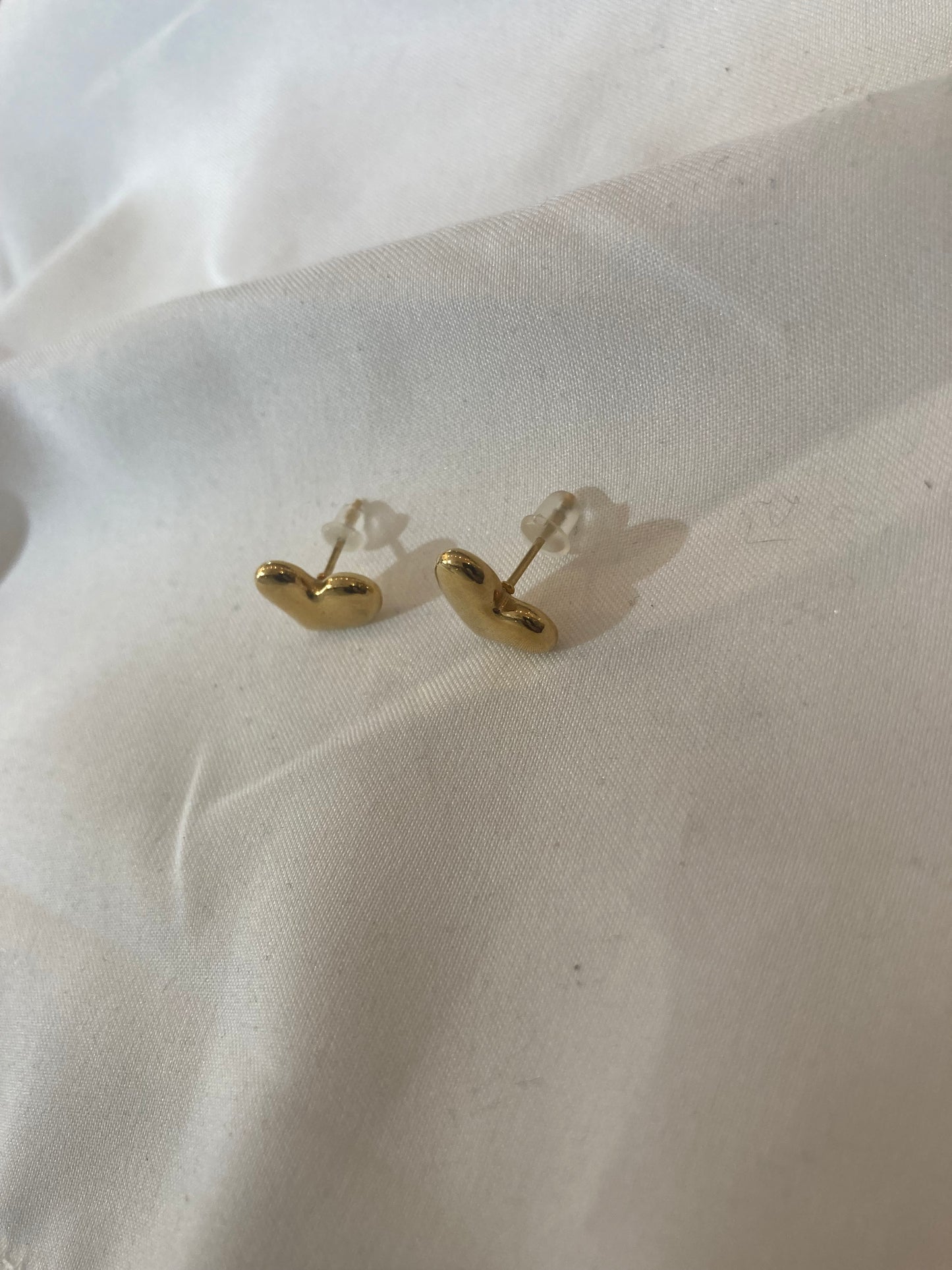 Boucles d’oreilles cœur en acier inoxydable