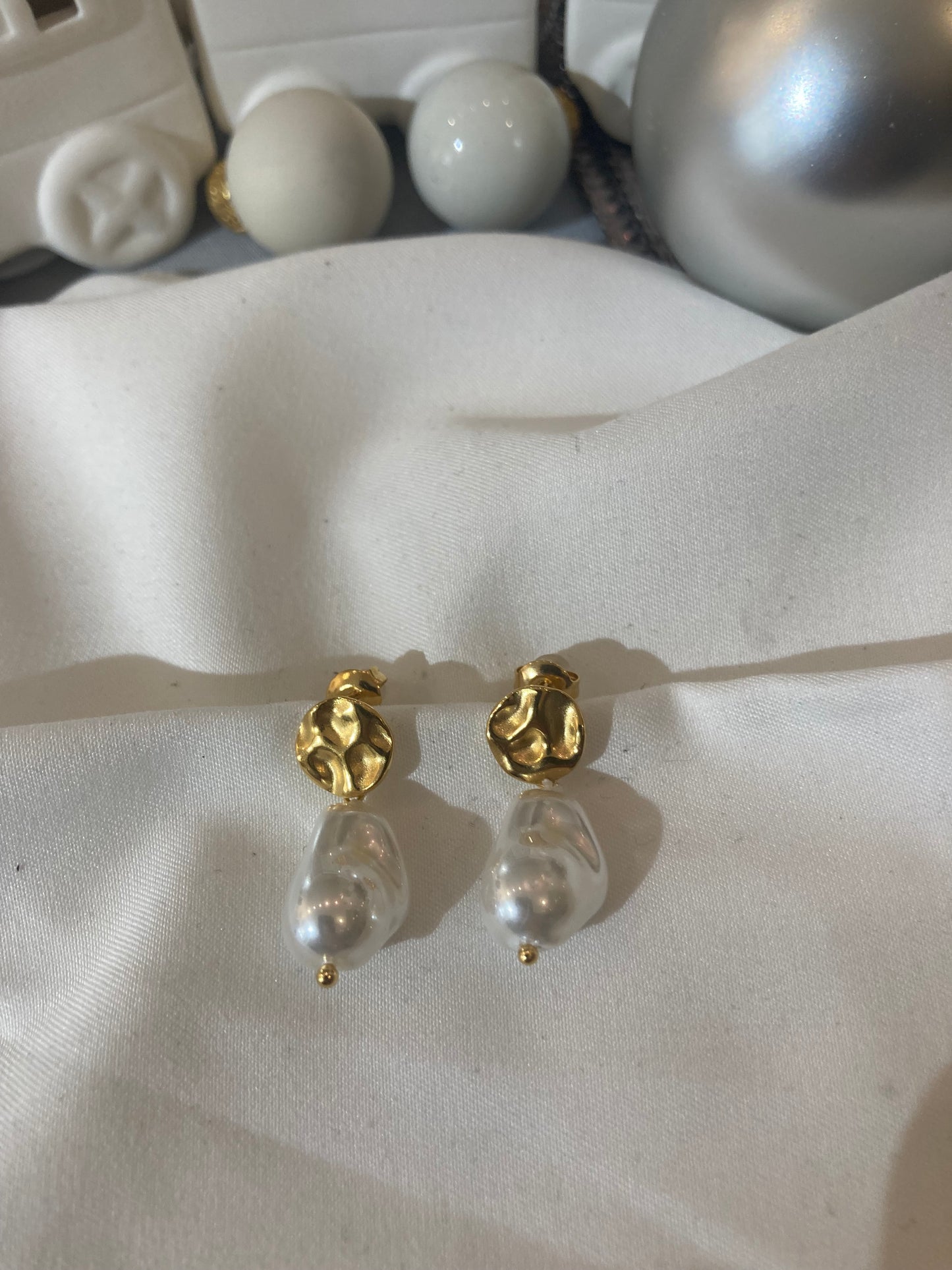 Boucles d’oreilles pendantes en acier inoxydable