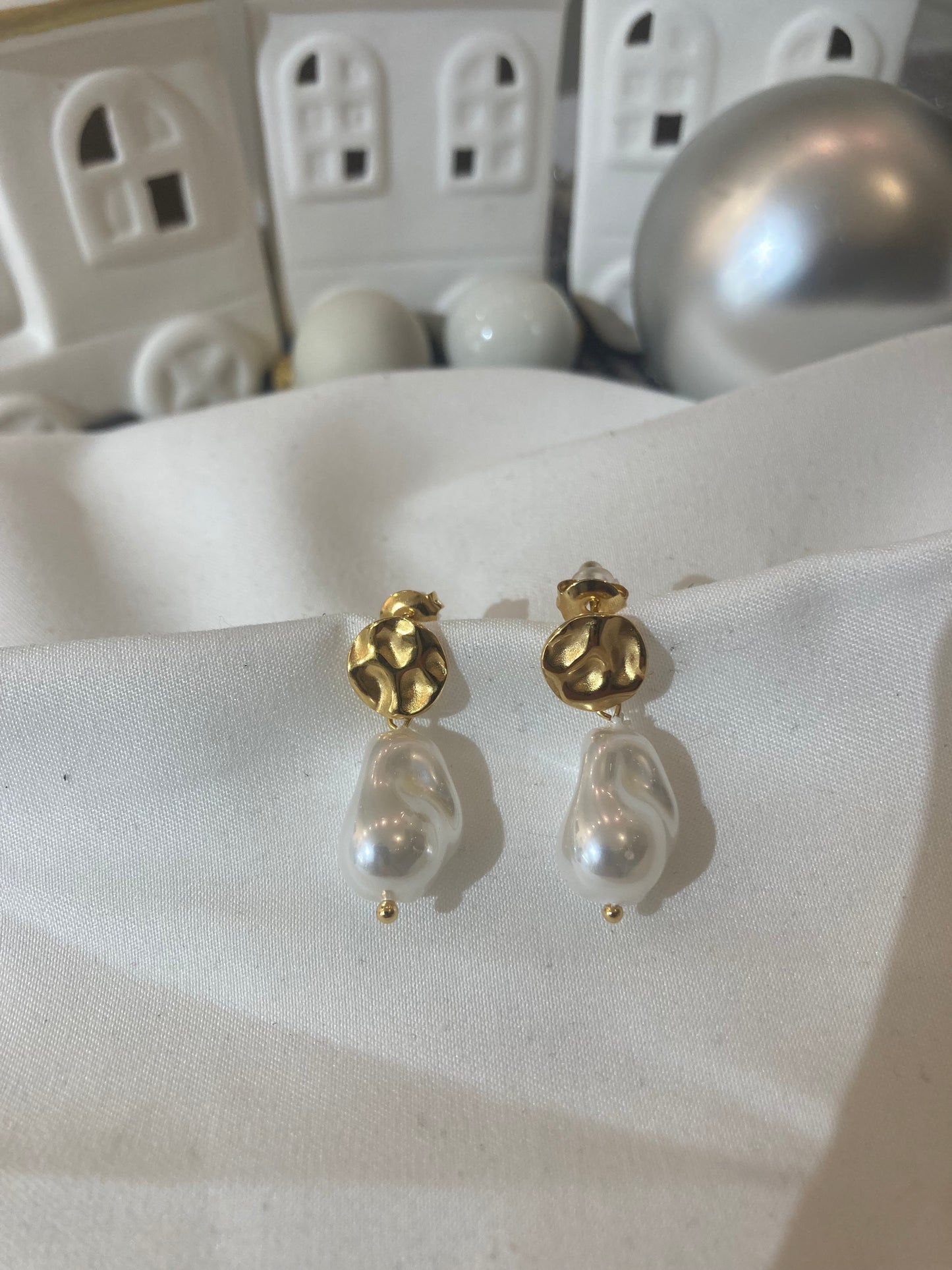 Boucles d’oreilles pendantes en acier inoxydable