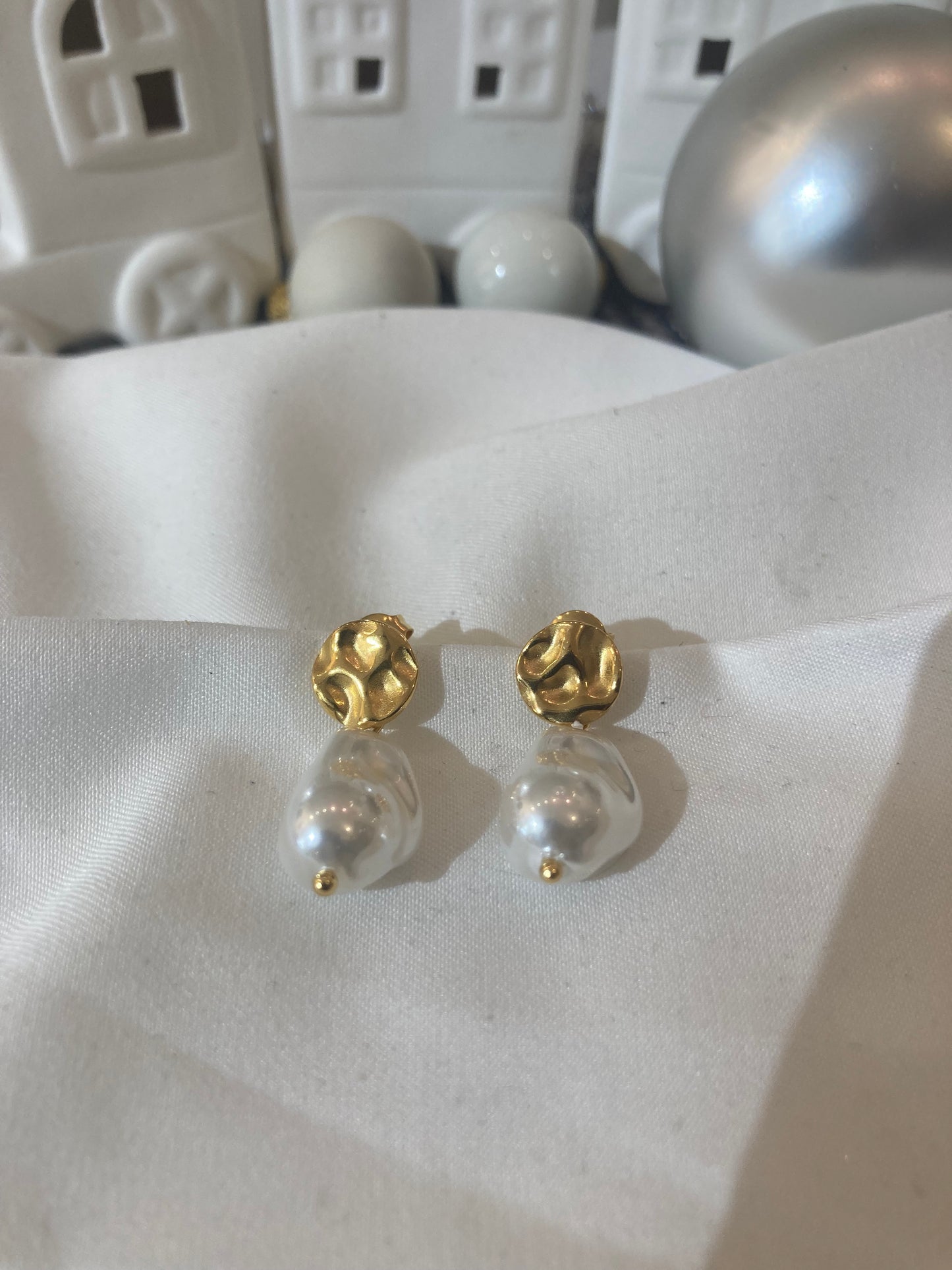 Boucles d’oreilles pendantes en acier inoxydable