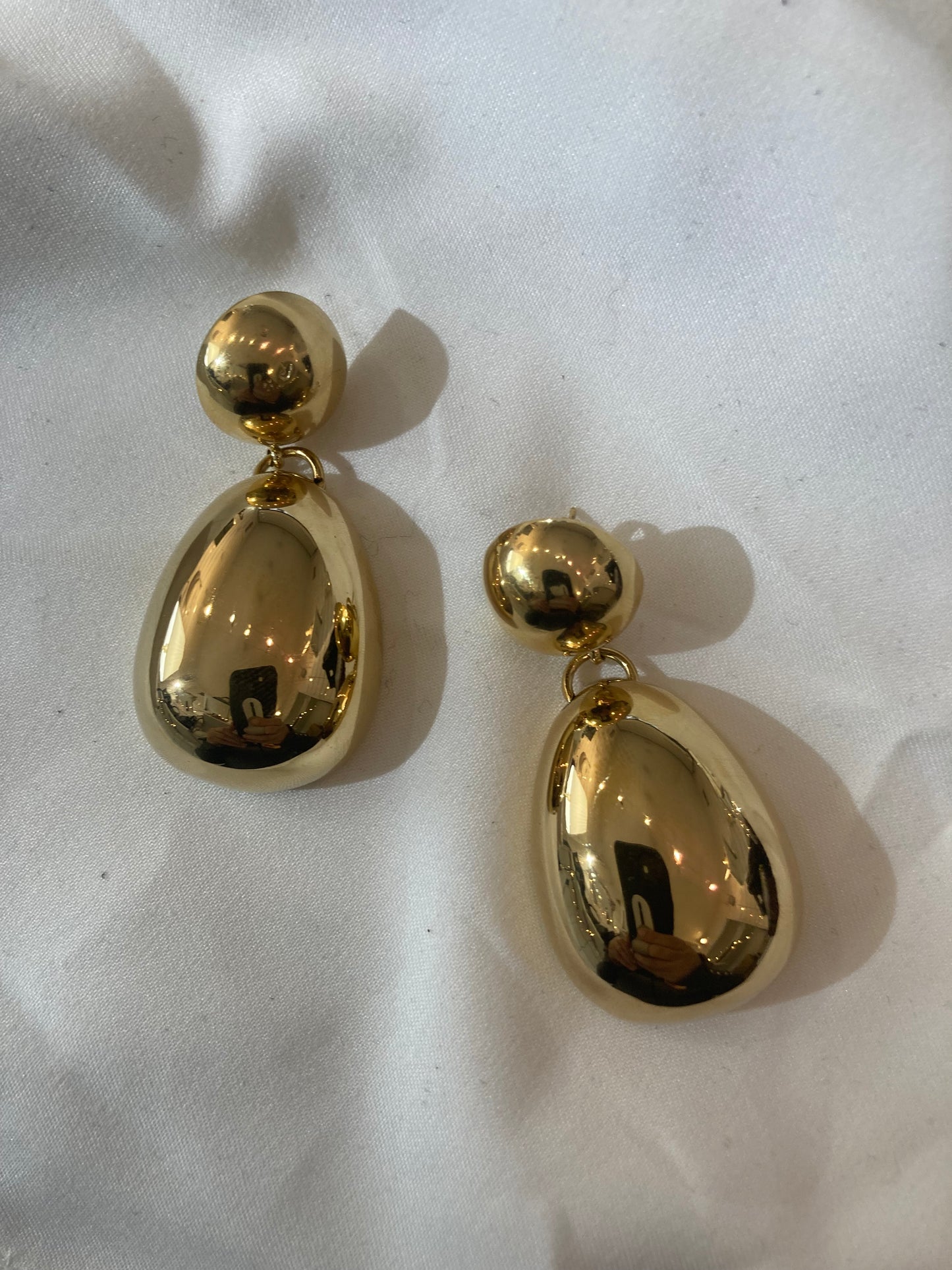 Boucles d’oreilles boules en acier inoxydable